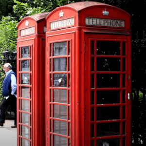 Budki telefoniczne w Londynie